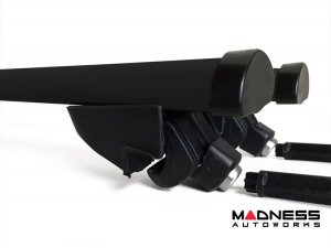 Alfa Romeo Stelvio Roof Rack Cross Bars - for models w/ factory roof rails - Black - StarLock (2018-2025)